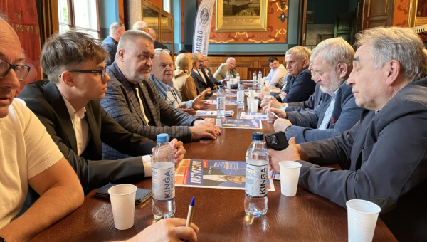 Spotkanie z kandydatem na prezydenta miasta Krakowa, posłem na Sejm RP Aleksandrem Miszalskim